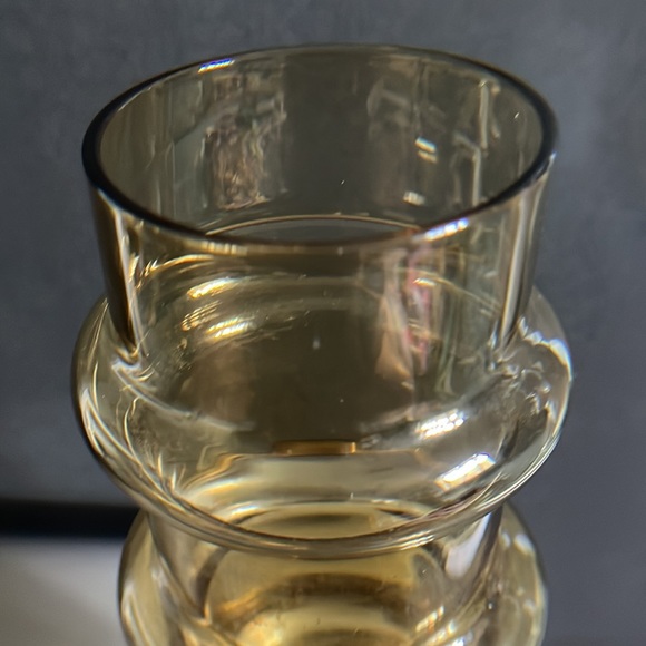 Svensk Form Seda Sweden Bo Borgstrom Bamboo Glass Vase - Picture 11 of 16